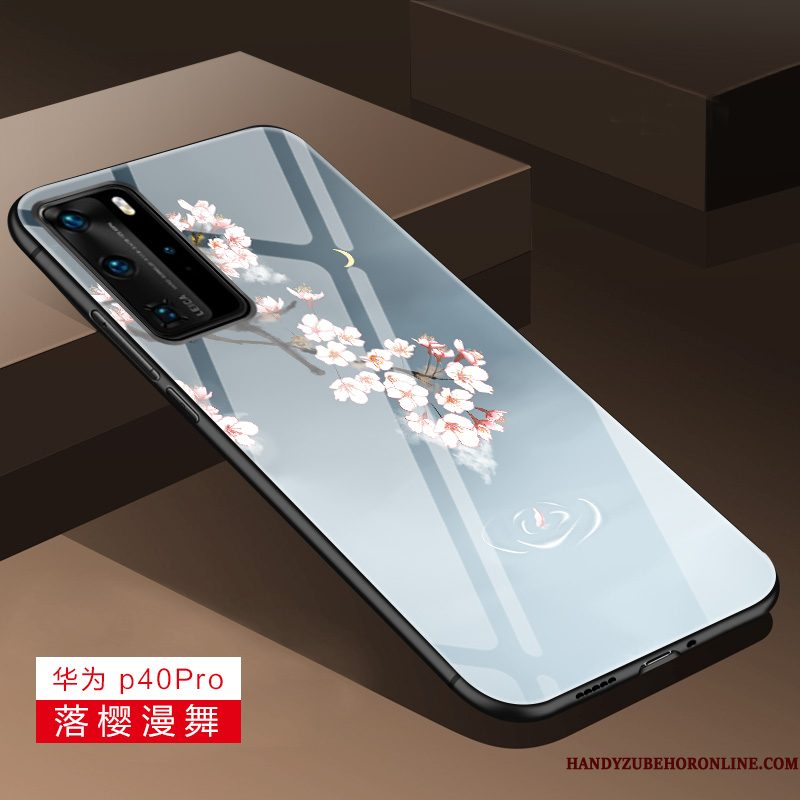 Hoesje Huawei P40 Pro Siliconen Schrobbentelefoon, Hoes Huawei P40 Pro Zakken Anti-fall High End