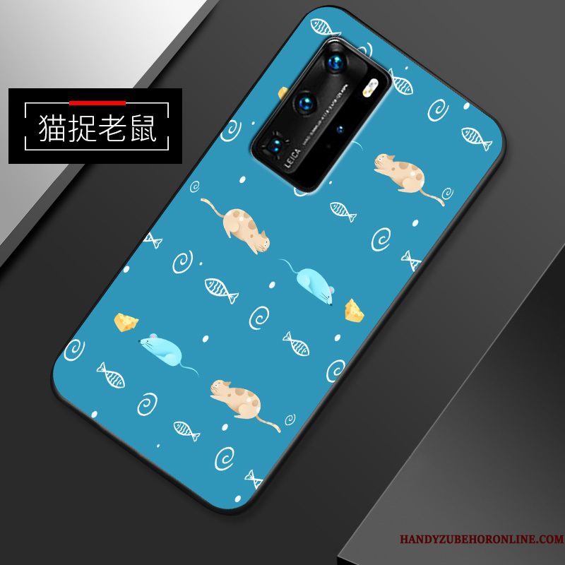 Hoesje Huawei P40 Pro Zacht Telefoon Wit, Hoes Huawei P40 Pro Siliconen Eenvoudige Dun