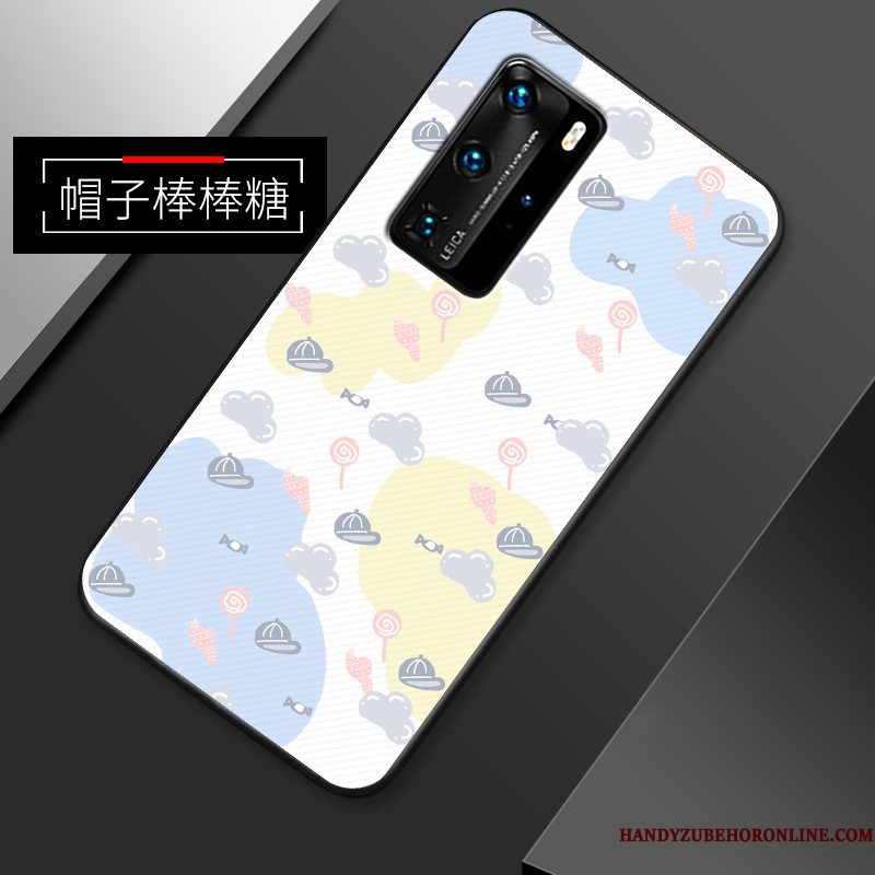 Hoesje Huawei P40 Pro Zacht Telefoon Wit, Hoes Huawei P40 Pro Siliconen Eenvoudige Dun