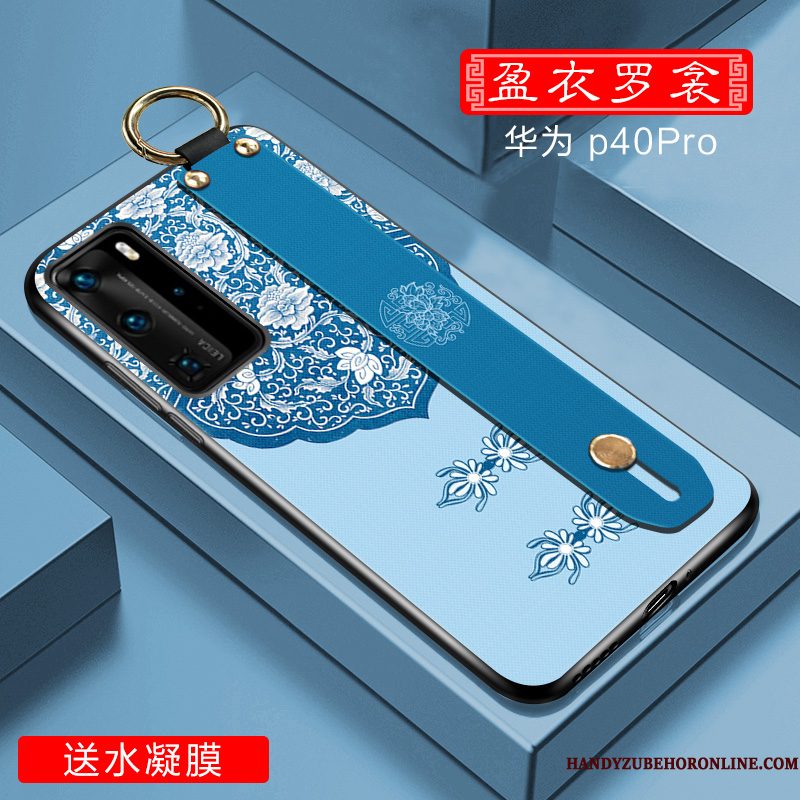 Hoesje Huawei P40 Pro Zakken High End Anti-fall, Hoes Huawei P40 Pro Scheppend Dun Schrobben