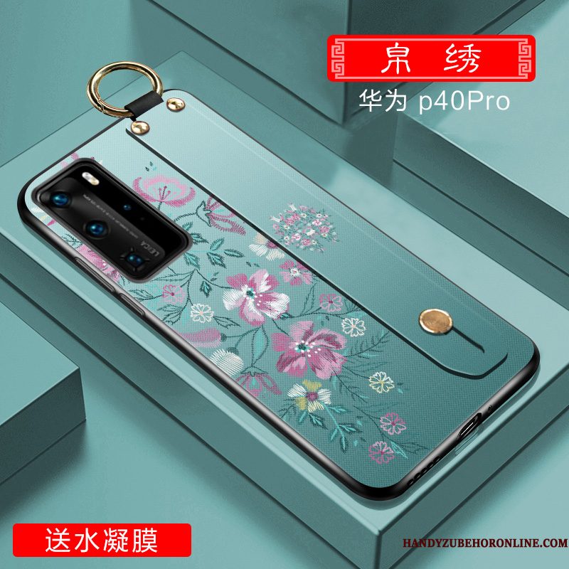 Hoesje Huawei P40 Pro Zakken High End Anti-fall, Hoes Huawei P40 Pro Scheppend Dun Schrobben