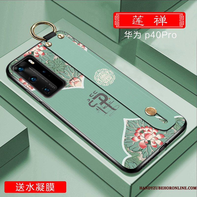 Hoesje Huawei P40 Pro Zakken High End Anti-fall, Hoes Huawei P40 Pro Scheppend Dun Schrobben