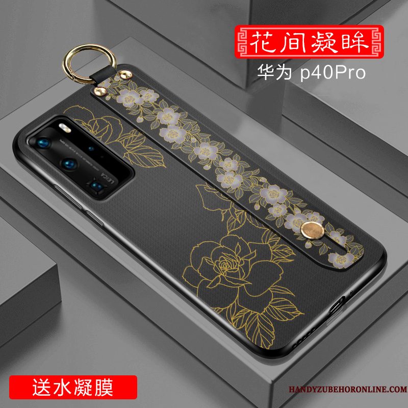 Hoesje Huawei P40 Pro Zakken High End Anti-fall, Hoes Huawei P40 Pro Scheppend Dun Schrobben