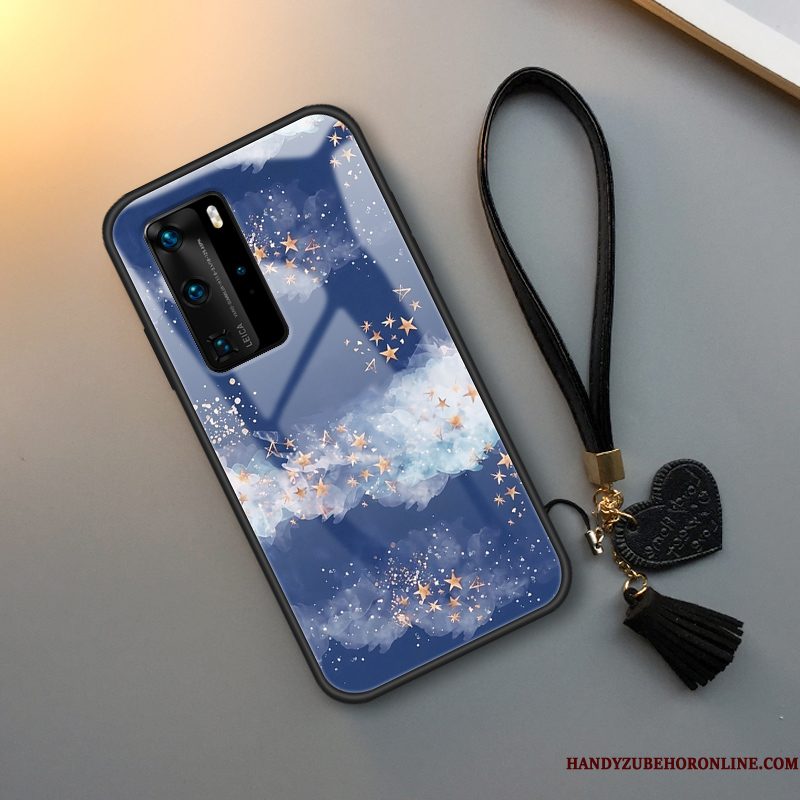 Hoesje Huawei P40 Pro Zakken Net Red Sterrenhemel, Hoes Huawei P40 Pro Bescherming Telefoon Trendy Merk