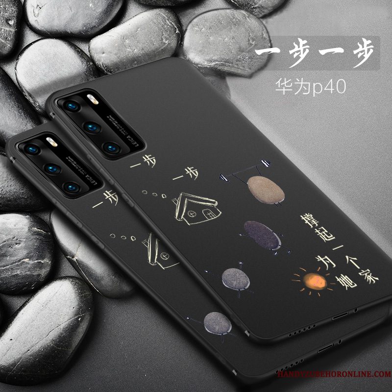 Hoesje Huawei P40 Siliconen Mini Dun, Hoes Huawei P40 Zacht Telefoon Super