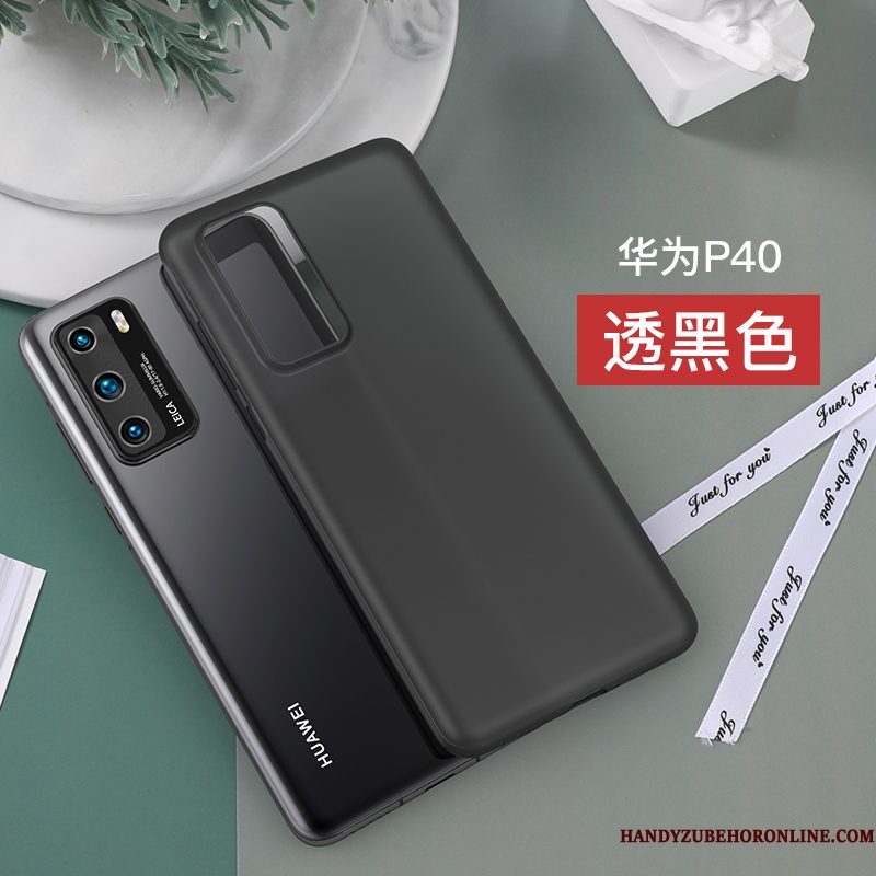 Hoesje Huawei P40 Zakken Anti-fall Patroon, Hoes Huawei P40 Bescherming Doorzichtig Hard