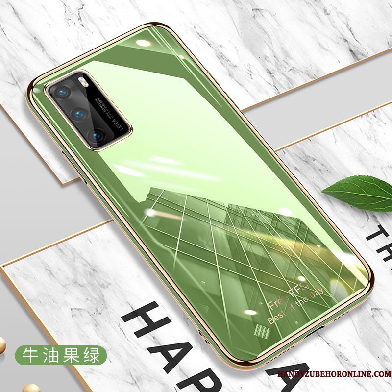 Hoesje Huawei P40 Zakken Grijs Trend, Hoes Huawei P40 Bescherming Nieuw Net Red