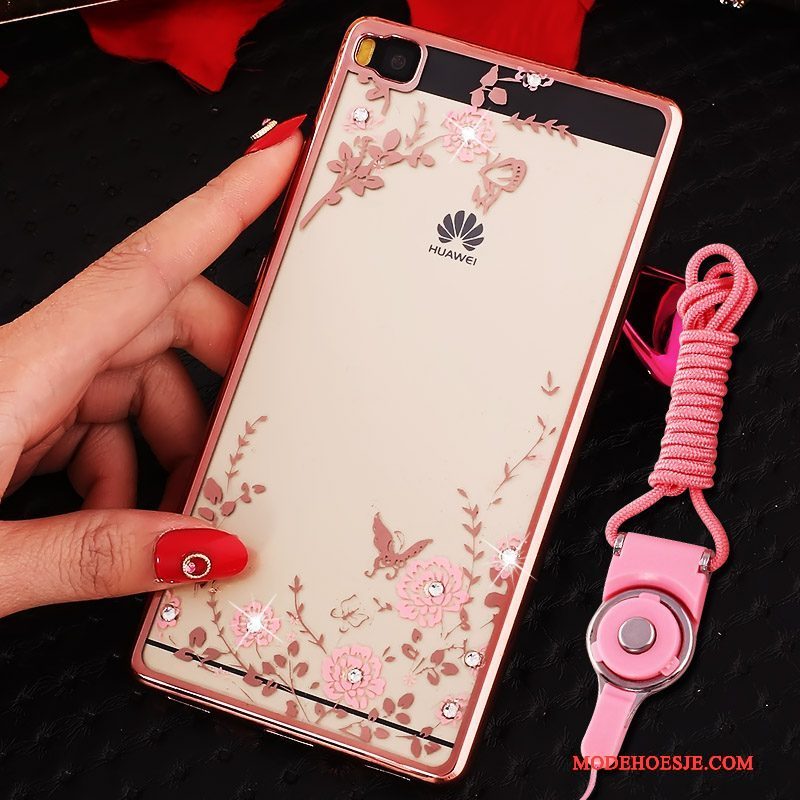 Hoesje Huawei P8 Bescherming Anti-fall Hoge, Hoes Huawei P8 Zakken Telefoon Roze