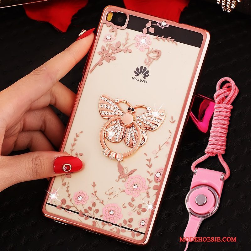 Hoesje Huawei P8 Bescherming Anti-fall Hoge, Hoes Huawei P8 Zakken Telefoon Roze
