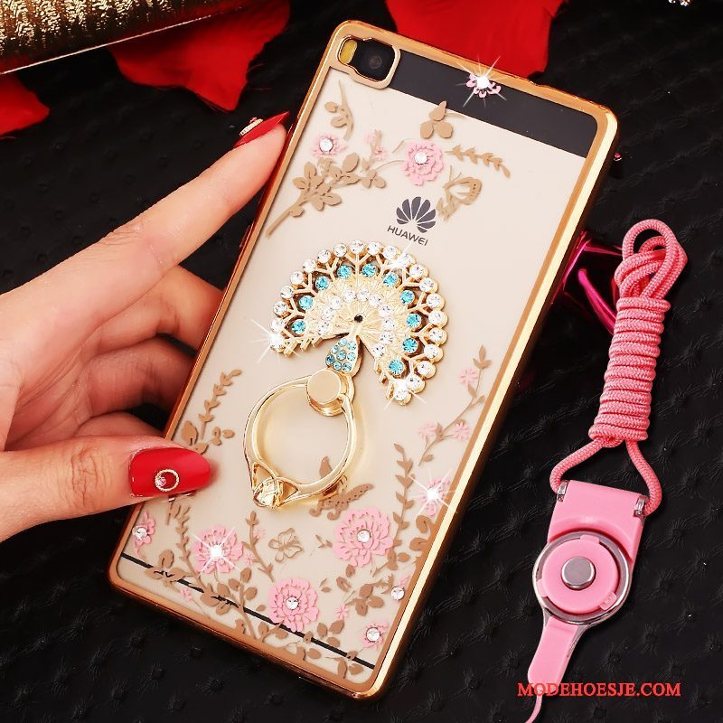 Hoesje Huawei P8 Bescherming Anti-fall Hoge, Hoes Huawei P8 Zakken Telefoon Roze