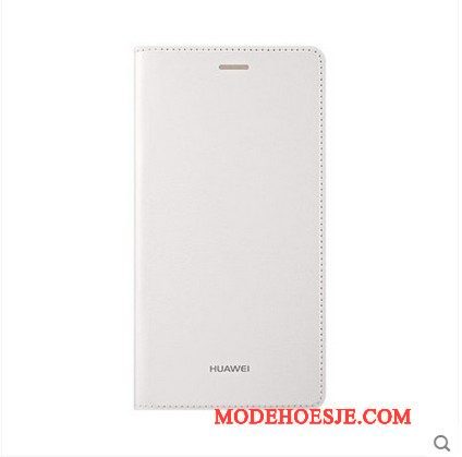 Hoesje Huawei P8 Leer Hoge Rood, Hoes Huawei P8 Folio Echtetelefoon