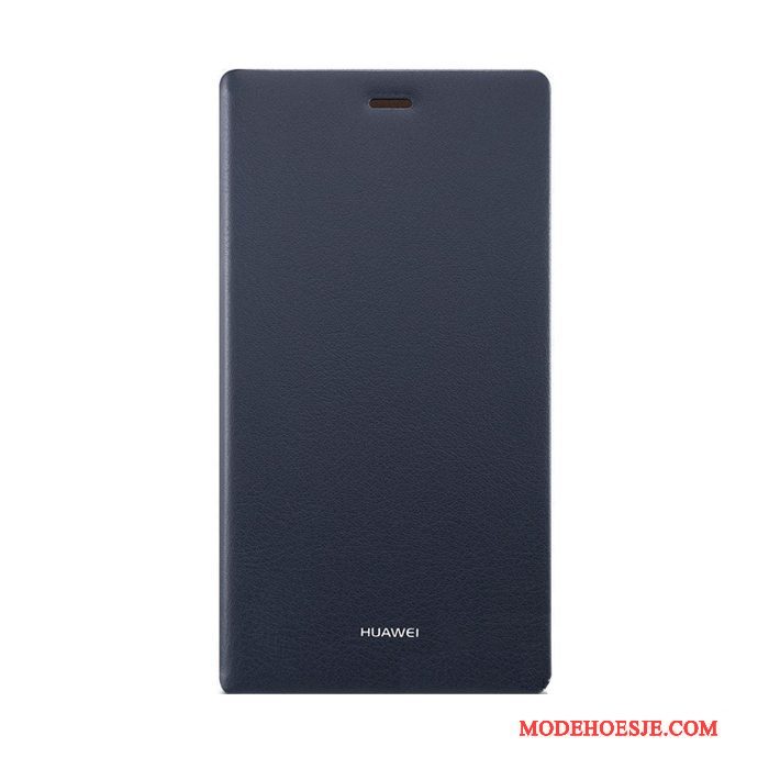 Hoesje Huawei P8 Leer Hoge Rood, Hoes Huawei P8 Folio Echtetelefoon