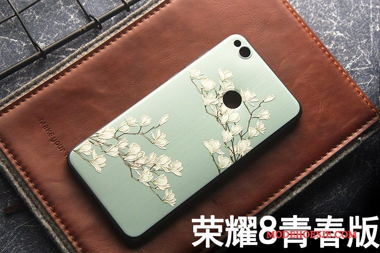 Hoesje Huawei P8 Lite 2017 Bloemen Persoonlijktelefoon, Hoes Huawei P8 Lite 2017 Bescherming Geel Hanger