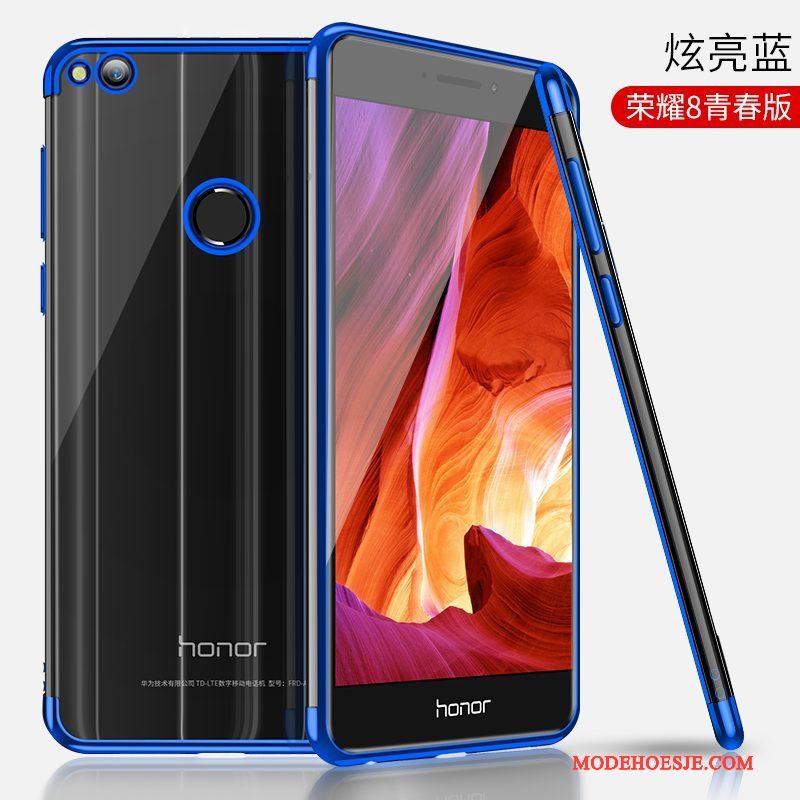 Hoesje Huawei P8 Lite 2017 Siliconen Trendy Merk Goud, Hoes Huawei P8 Lite 2017 Zacht Anti-falltelefoon
