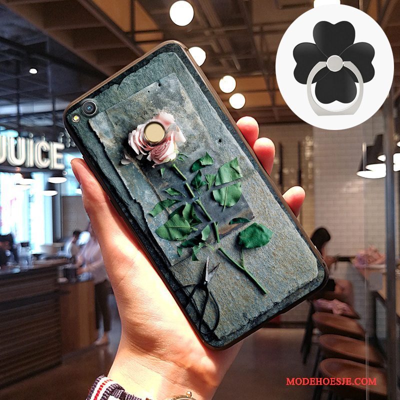 Hoesje Huawei P8 Lite 2017 Vintage Telefoon Trend, Hoes Huawei P8 Lite 2017 Scheppend Jeugd Anti-fall