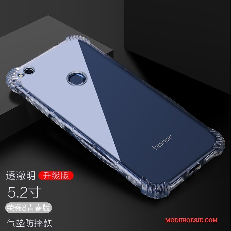 Hoesje Huawei P8 Lite 2017 Zacht Telefoon Doorzichtig, Hoes Huawei P8 Lite 2017 Bescherming Jeugd Anti-fall