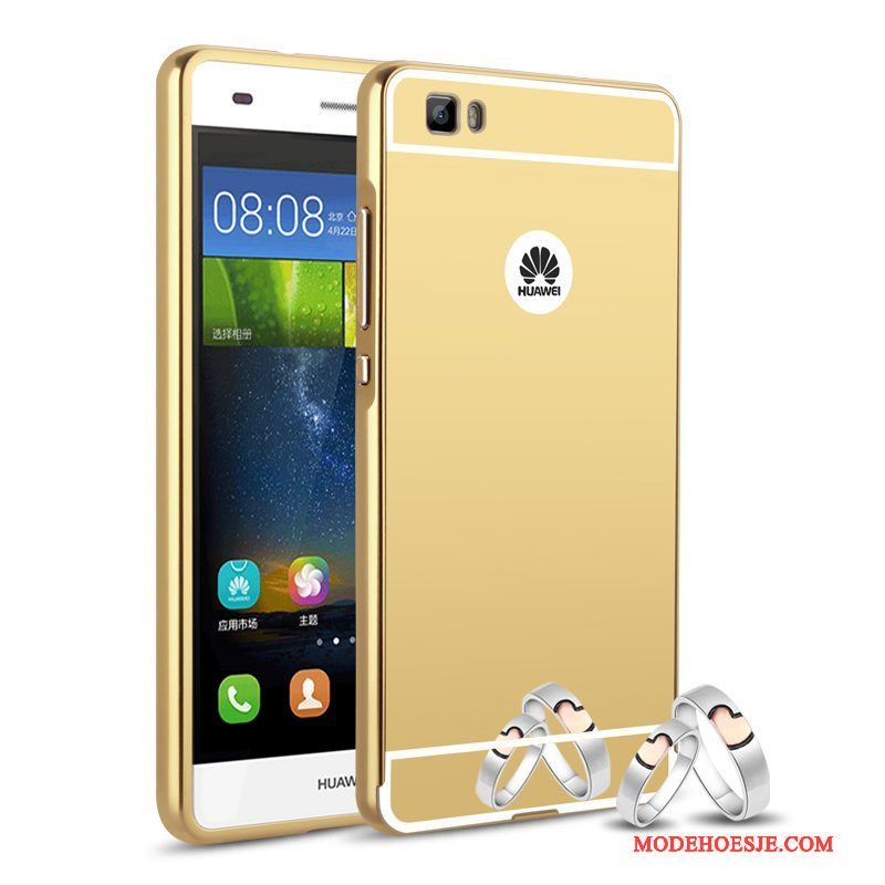 Hoesje Huawei P8 Lite Metaal Telefoon Hard, Hoes Huawei P8 Lite Bescherming Jeugd Trend