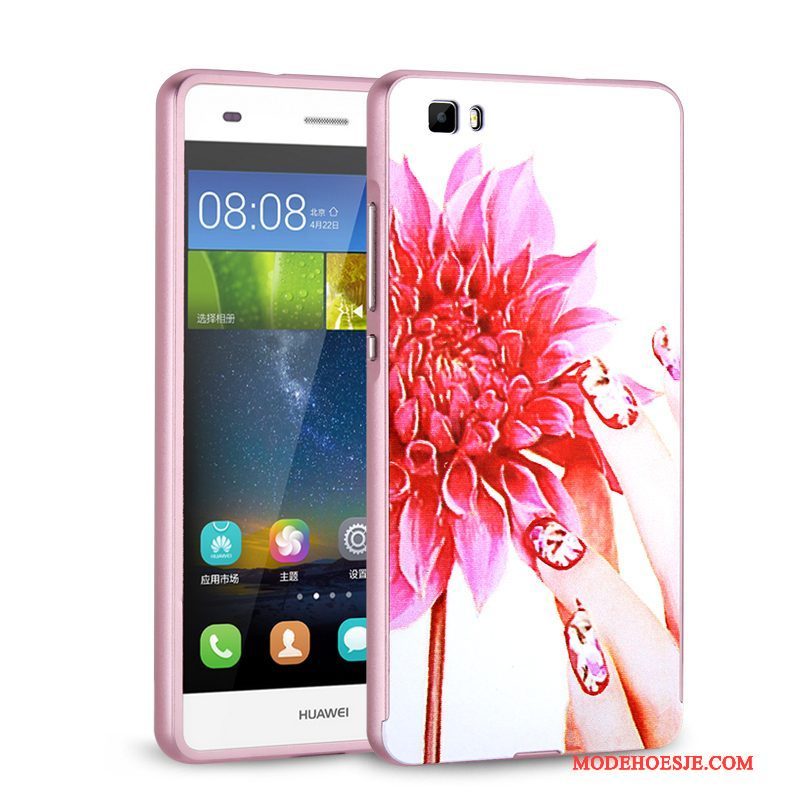 Hoesje Huawei P8 Lite Metaal Telefoon Hard, Hoes Huawei P8 Lite Bescherming Jeugd Trend