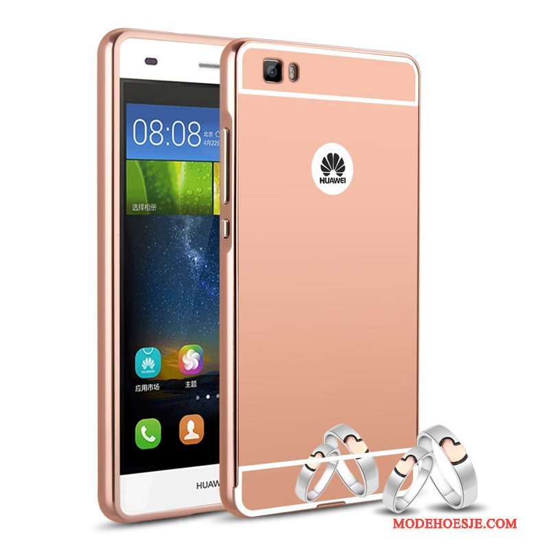 Hoesje Huawei P8 Lite Metaal Telefoon Hard, Hoes Huawei P8 Lite Bescherming Jeugd Trend