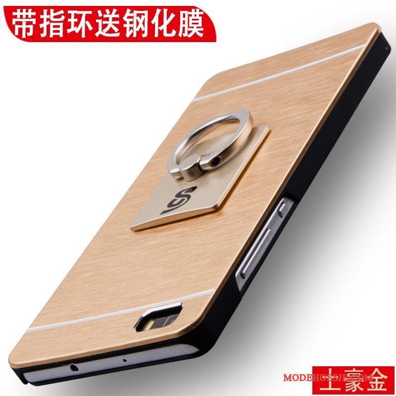Hoesje Huawei P8 Lite Metaal Telefoon Trend, Hoes Huawei P8 Lite Bescherming Anti-fall Hard