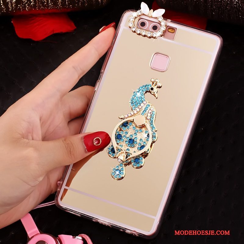 Hoesje Huawei P9 Bescherming Telefoon Roze, Hoes Huawei P9 Zacht Hanger