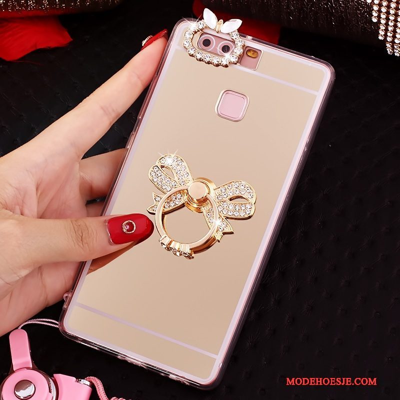 Hoesje Huawei P9 Bescherming Telefoon Roze, Hoes Huawei P9 Zacht Hanger