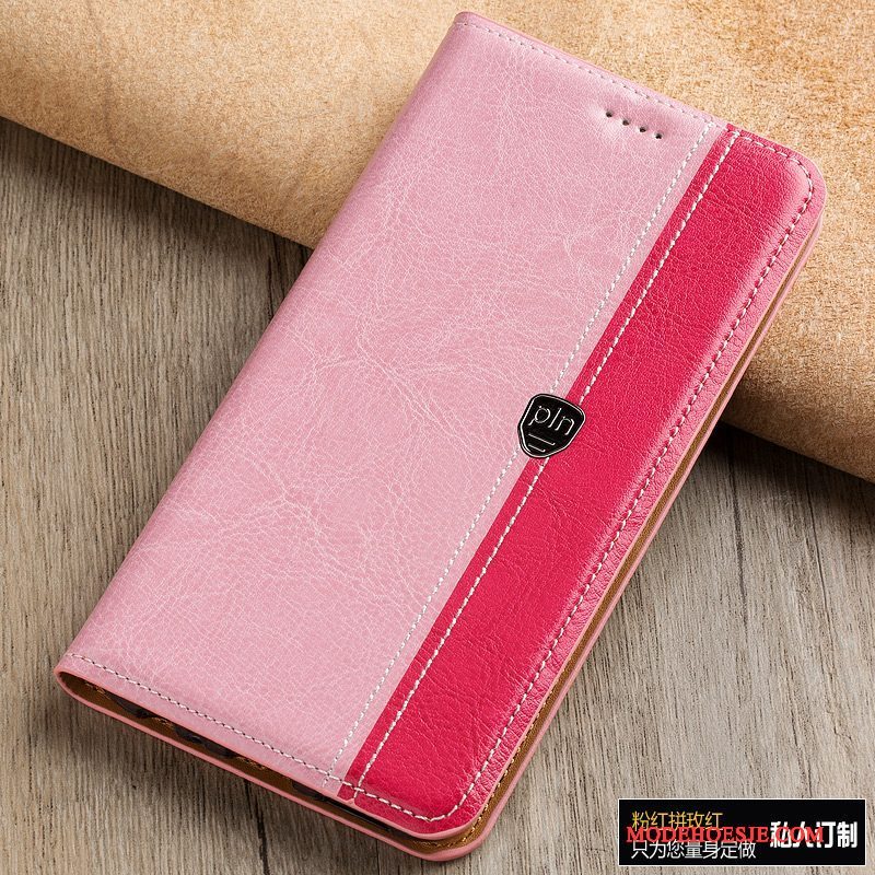 Hoesje Huawei P9 Lite Leer Telefoon Jeugd, Hoes Huawei P9 Lite Folio Anti-fall Rood