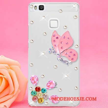 Hoesje Huawei P9 Lite Strass Hangertelefoon, Hoes Huawei P9 Lite Kleur Jeugd