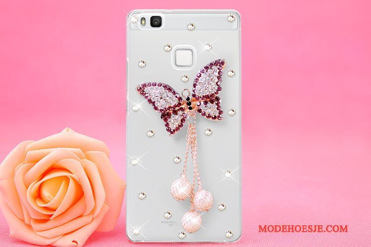 Hoesje Huawei P9 Lite Strass Hangertelefoon, Hoes Huawei P9 Lite Kleur Jeugd