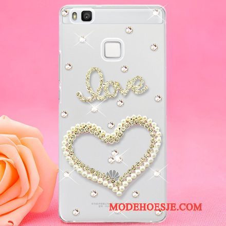 Hoesje Huawei P9 Lite Strass Hangertelefoon, Hoes Huawei P9 Lite Kleur Jeugd