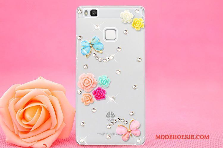 Hoesje Huawei P9 Lite Strass Hangertelefoon, Hoes Huawei P9 Lite Kleur Jeugd