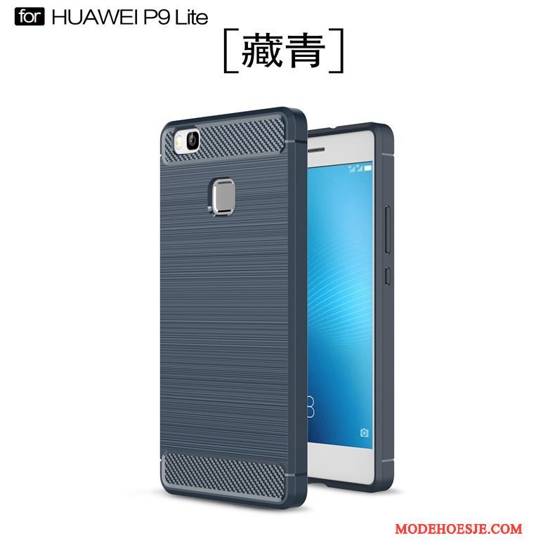 Hoesje Huawei P9 Lite Zacht Zijde Fiber, Hoes Huawei P9 Lite Bescherming Telefoon Jeugd