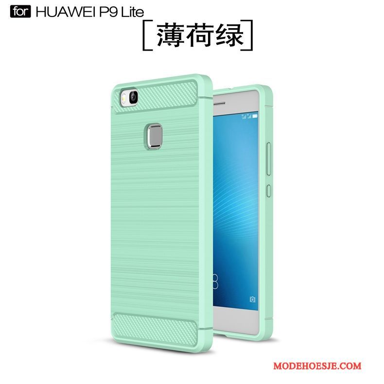 Hoesje Huawei P9 Lite Zacht Zijde Fiber, Hoes Huawei P9 Lite Bescherming Telefoon Jeugd