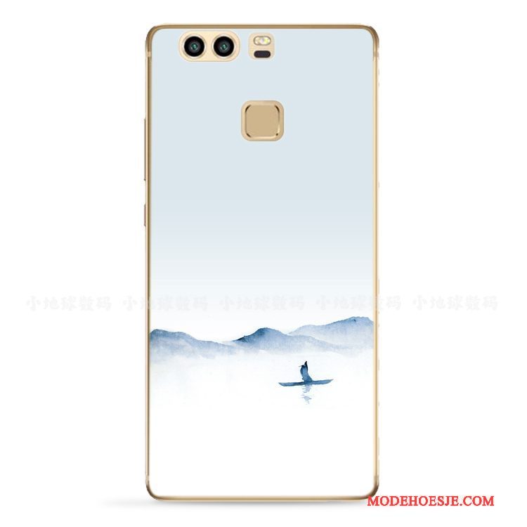 Hoesje Huawei P9 Plus Bescherming Landschap Trend, Hoes Huawei P9 Plus Zacht Chinese Stijltelefoon