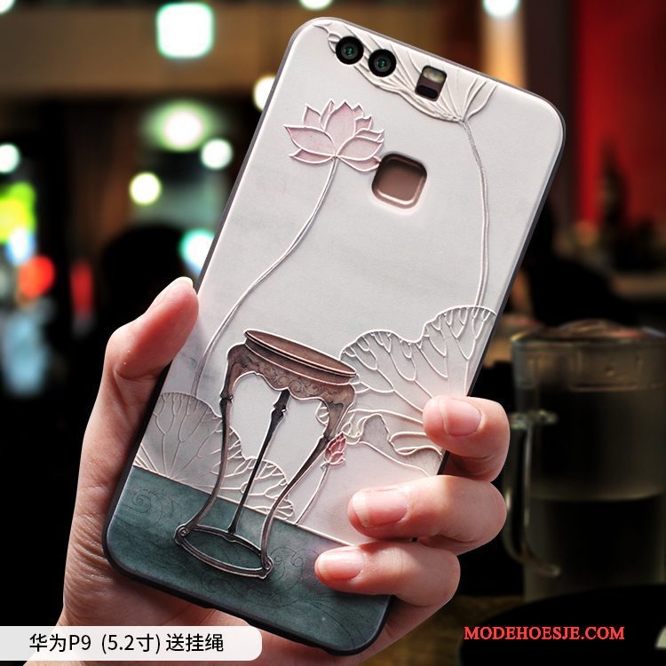 Hoesje Huawei P9 Plus Bescherming Persoonlijk Anti-fall, Hoes Huawei P9 Plus Zacht Chinese Stijltelefoon