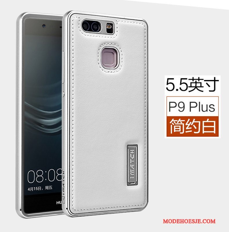 Hoesje Huawei P9 Plus Leer Meshtelefoon, Hoes Huawei P9 Plus Bescherming Anti-fall Bedrijf