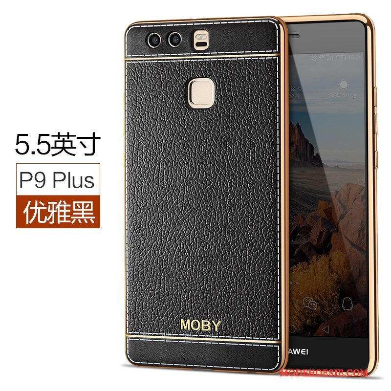 Hoesje Huawei P9 Plus Siliconen Anti-falltelefoon, Hoes Huawei P9 Plus Zacht Dun