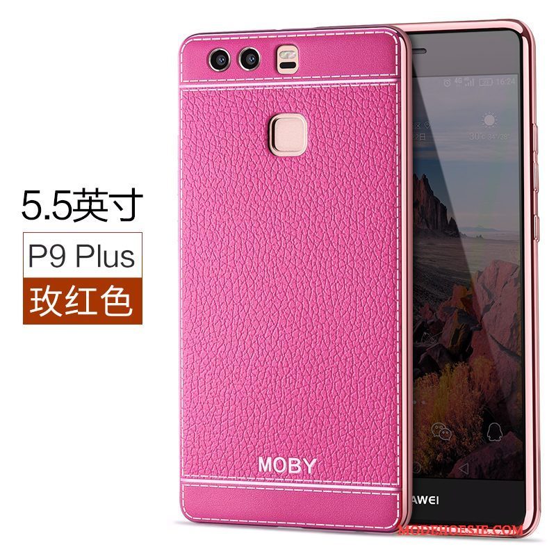 Hoesje Huawei P9 Plus Siliconen Anti-falltelefoon, Hoes Huawei P9 Plus Zacht Dun