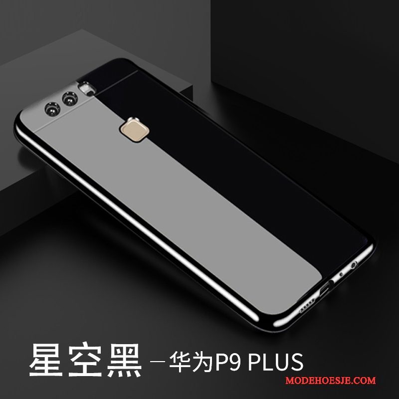 Hoesje Huawei P9 Plus Zacht Rood Dun, Hoes Huawei P9 Plus Siliconen Platingtelefoon