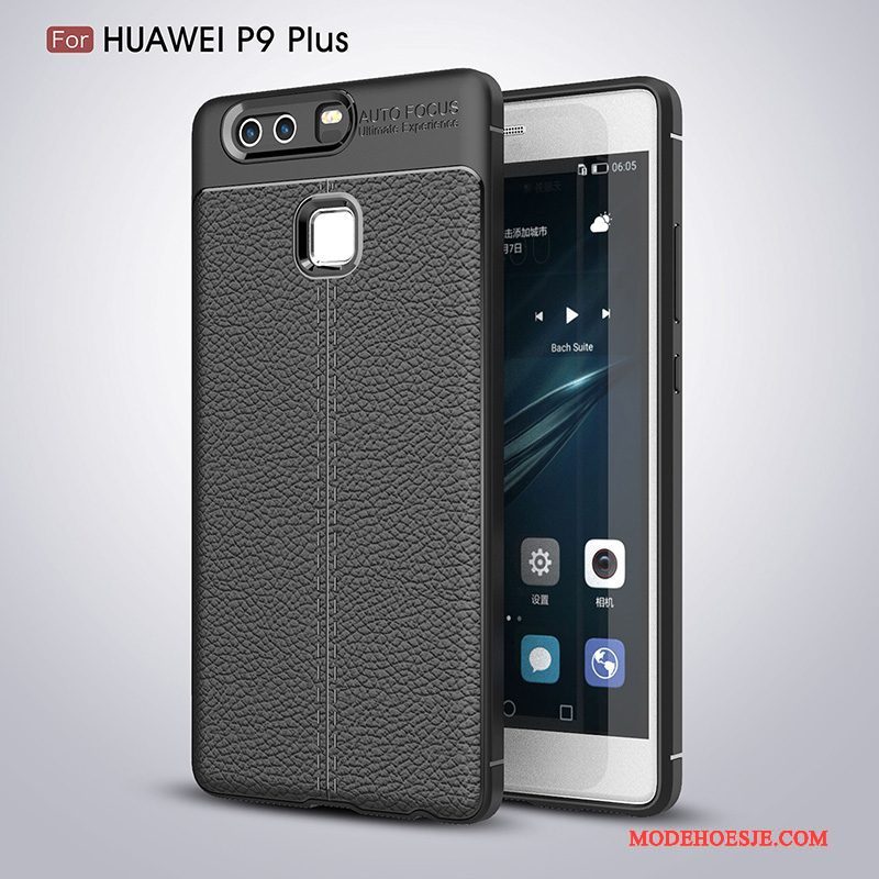 Hoesje Huawei P9 Plus Zacht Schrobben Anti-fall, Hoes Huawei P9 Plus Zakken Dun Trend