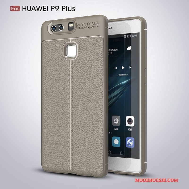 Hoesje Huawei P9 Plus Zacht Schrobben Anti-fall, Hoes Huawei P9 Plus Zakken Dun Trend
