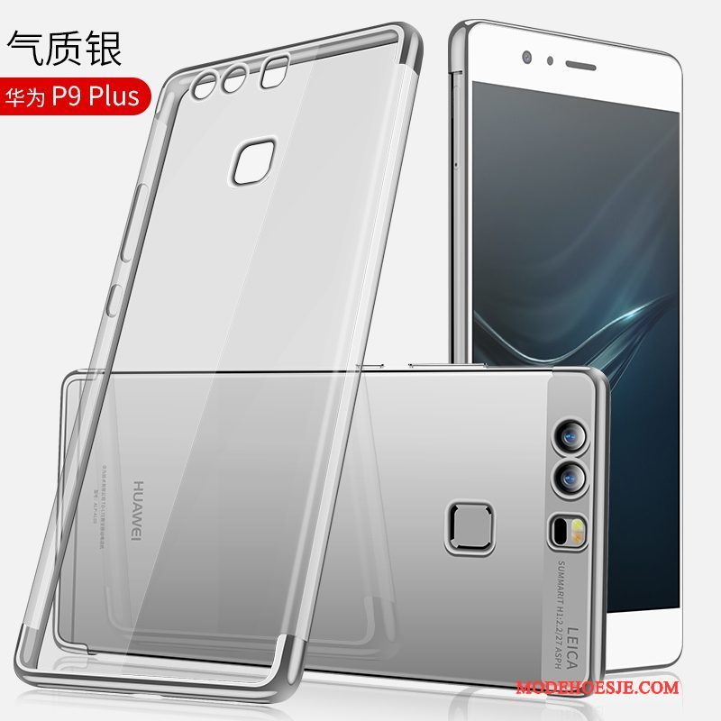 Hoesje Huawei P9 Plus Zacht Trendy Merk Doorzichtig, Hoes Huawei P9 Plus Siliconen Telefoon Dun