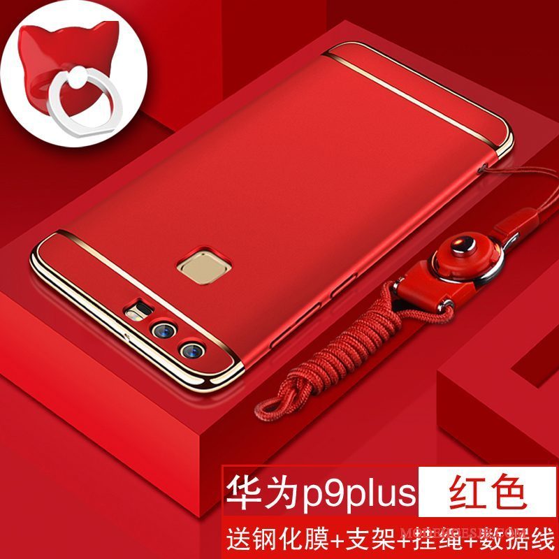 Hoesje Huawei P9 Plus Zakken Telefoon Anti-fall, Hoes Huawei P9 Plus Bescherming Goud Hard