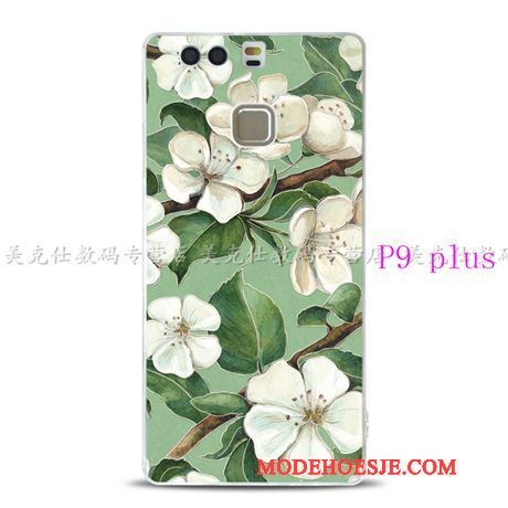 Hoesje Huawei P9 Siliconen Telefoon Groen, Hoes Huawei P9 Zakken