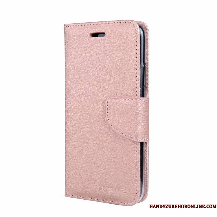 Hoesje Huawei Y5 2018 Folio Telefoon Maand, Hoes Huawei Y5 2018 Leer Purper Kaart