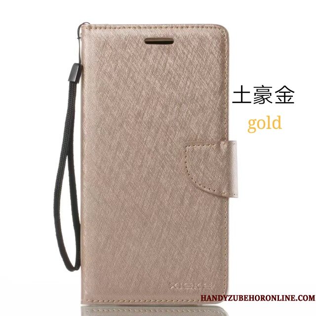 Hoesje Huawei Y5 2018 Folio Vouw Zilver, Hoes Huawei Y5 2018 Portemonnee Anti-falltelefoon