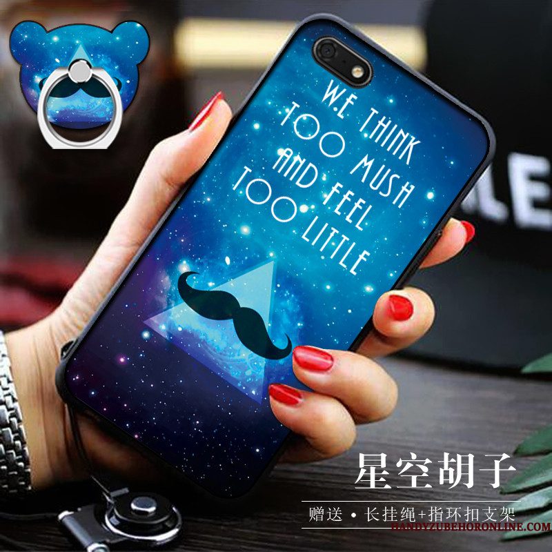 Hoesje Huawei Y5 2018 Zacht Geeltelefoon, Hoes Huawei Y5 2018 Ondersteuning Persoonlijk Trend
