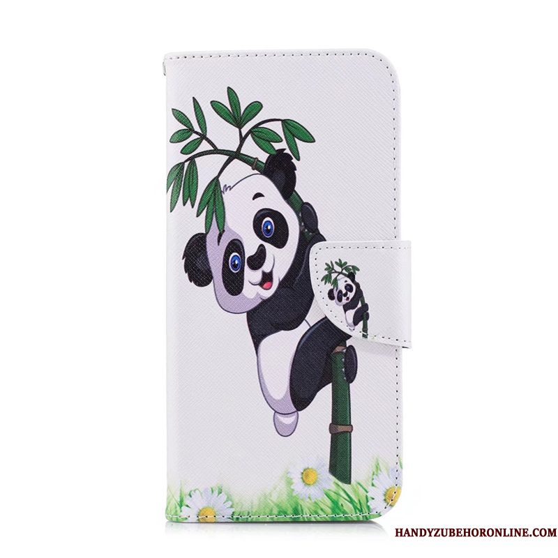 Hoesje Huawei Y5 2019 Folio Blauwtelefoon, Hoes Huawei Y5 2019 Leer