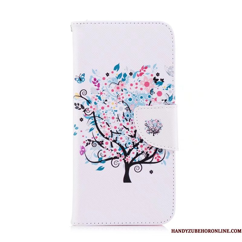 Hoesje Huawei Y5 2019 Folio Blauwtelefoon, Hoes Huawei Y5 2019 Leer