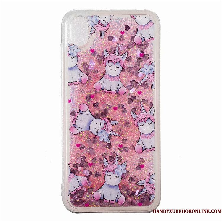 Hoesje Huawei Y5 2019 Scheppend Drijfzand Trend, Hoes Huawei Y5 2019 Mode Hanger Purper